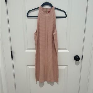 Elegant Sleeveless Pink Dress